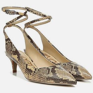 Sam Edelman Devry Kitten heels with ankle wrap strap Size 8